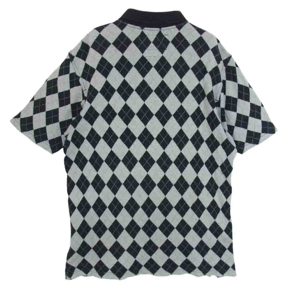 NEIGHBORHOOD ネイバーフッド 091ATNH-CSM03 アーガイル柄 ポロシャツ 半袖 グレー系 M【中古】