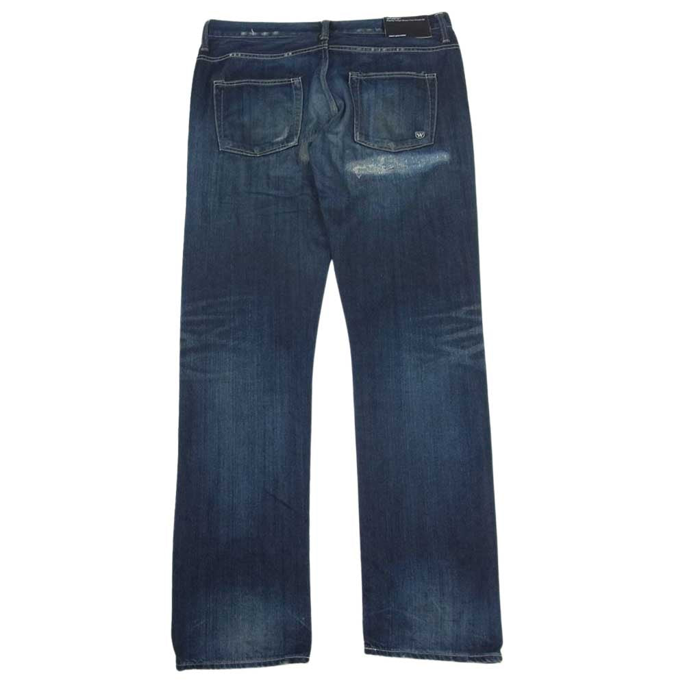 WTAPS ダブルタップス 111GWDT-PTM05 BLUES SKINNY TRASH ブルー スキニー トラッシュ ストレート パンツ デニム インディゴブルー系 3【中古】