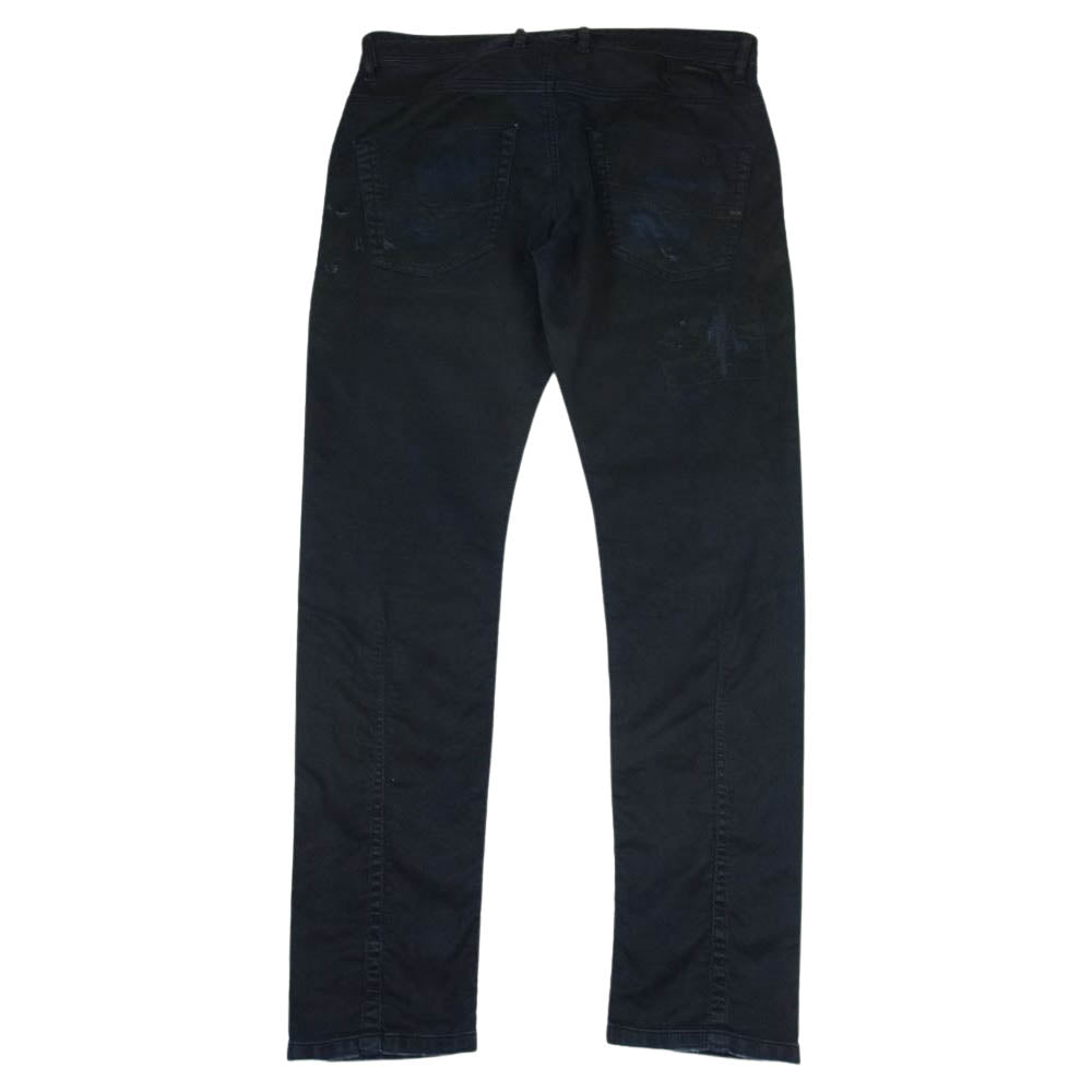 DIESEL ディーゼル KROOLEY JOGG ダメージ加工 ジョグ デニム パンツ インディゴブルー系 32【中古】