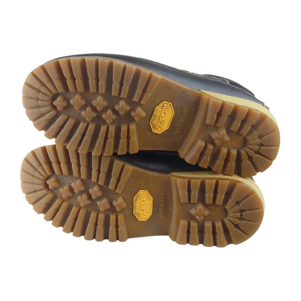 VISVIM ビズビム 21AW  0121202002002 WALLACE DECK-FOLK デッキ モカシン シューズ ブラック系 8.5【中古】