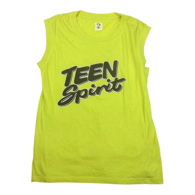 UNDERCOVER アンダーカバー teen spirit プリント ノースリーブ カットソー イエロー系 M【中古】