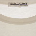 CHROME HEARTS クロムハーツ（原本無） × COMME des GARCONS コムデギャルソン OT-T023 ロゴプリント 半袖 Tシャツ ホワイト ホワイト系 XL【中古】