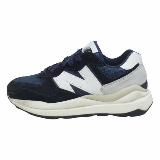 NEW BALANCE ニューバランス M5740HCA M5740 スエード メッシュ スニーカー ネイビー系 25.5cm【中古】