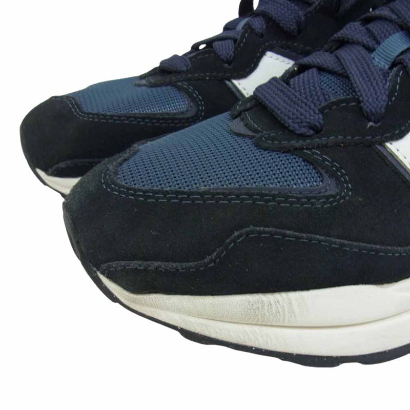 NEW BALANCE ニューバランス M5740HCA M5740 スエード メッシュ スニーカー ネイビー系 25.5cm【中古】