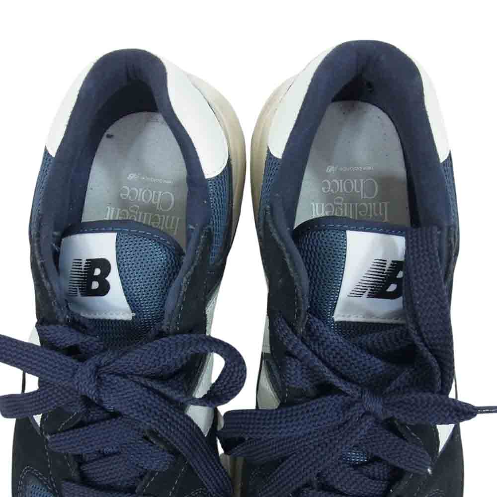 NEW BALANCE ニューバランス M5740HCA M5740 スエード メッシュ スニーカー ネイビー系 25.5cm【中古】