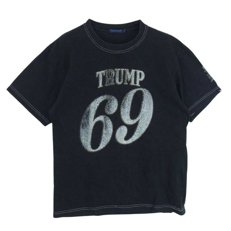 NEIGHBORHOOD ネイバーフッド TRUMP 69 プリント 半袖 Tシャツ ブラック系 S【中古】