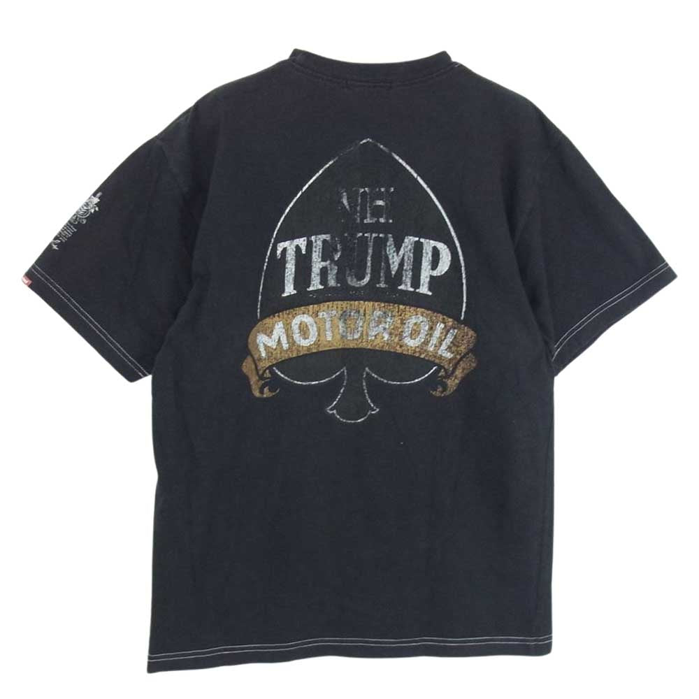 NEIGHBORHOOD ネイバーフッド TRUMP 69 プリント 半袖 Tシャツ ブラック系 S【中古】