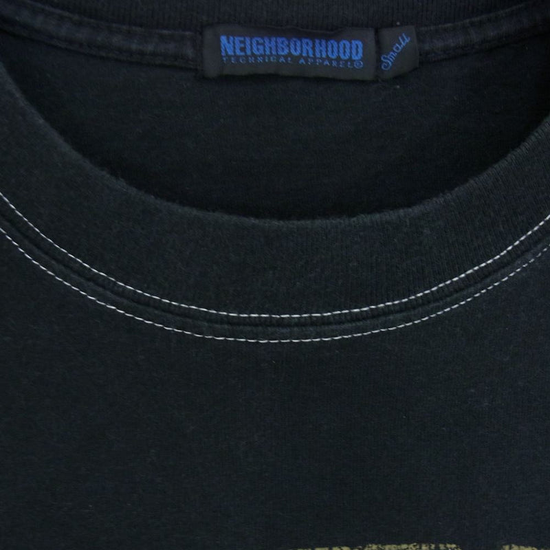 NEIGHBORHOOD ネイバーフッド TRUMP 69 プリント 半袖 Tシャツ ブラック系 S【中古】