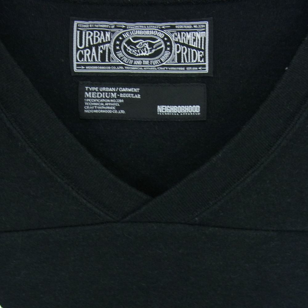 NEIGHBORHOOD ネイバーフッド KKNH-CS-M01 URBAN GARMENT DELTA プリント 半袖 Tシャツ ブラック系 M【中古】