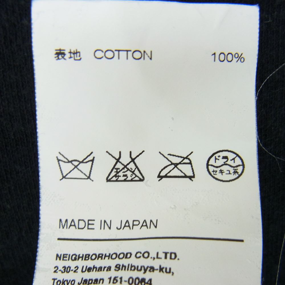 NEIGHBORHOOD ネイバーフッド KKNH-CS-M01 URBAN GARMENT DELTA プリント 半袖 Tシャツ ブラック系 M【中古】