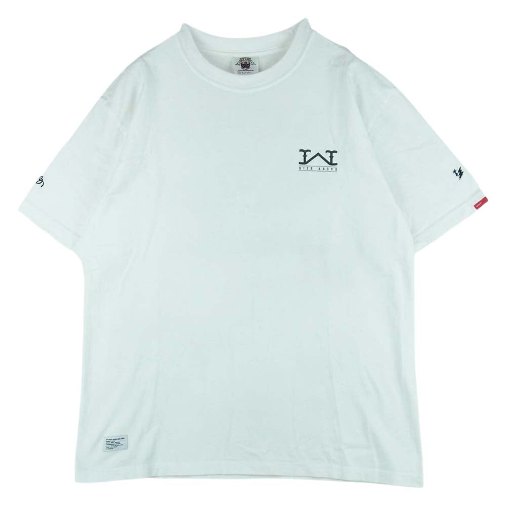 WTAPS ダブルタップス BULLINK社製 EXTREME PREJUDICE バック プリント 半袖 Tシャツ ホワイト系 M【中古】