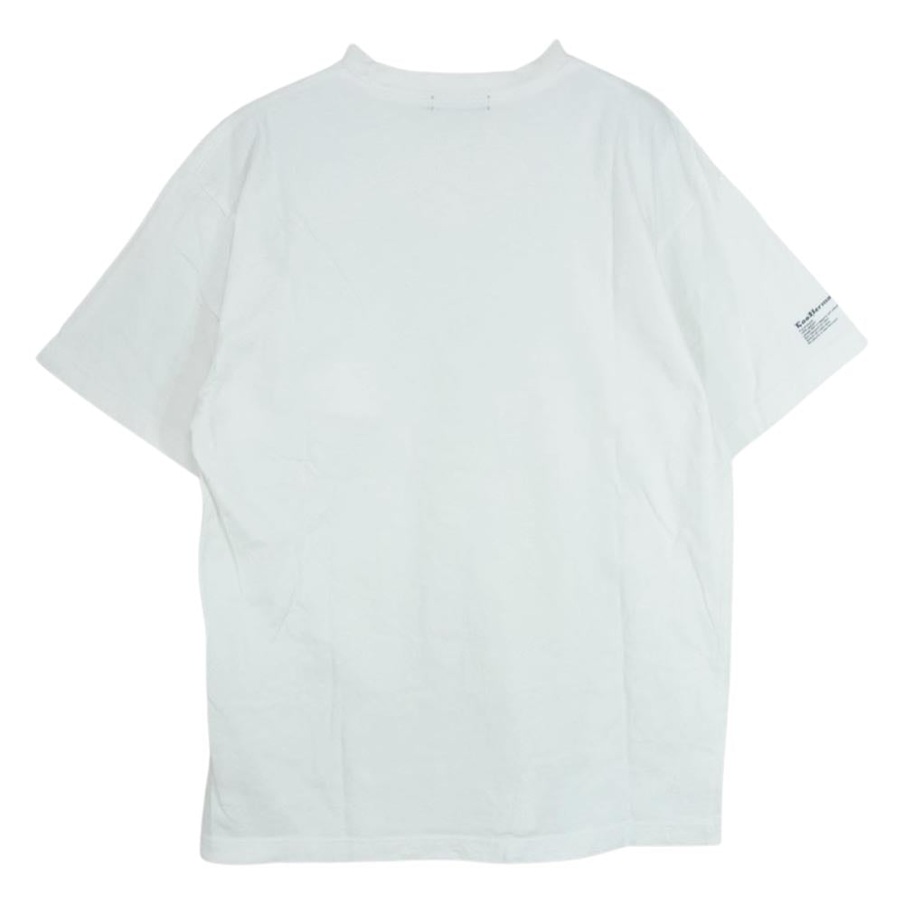 NEIGHBORHOOD ネイバーフッド FILTH AND FURY フィルス アンド フューリー 胸ポケット ジップ ロゴ 半袖 Tシャツ ホワイト系 M【中古】