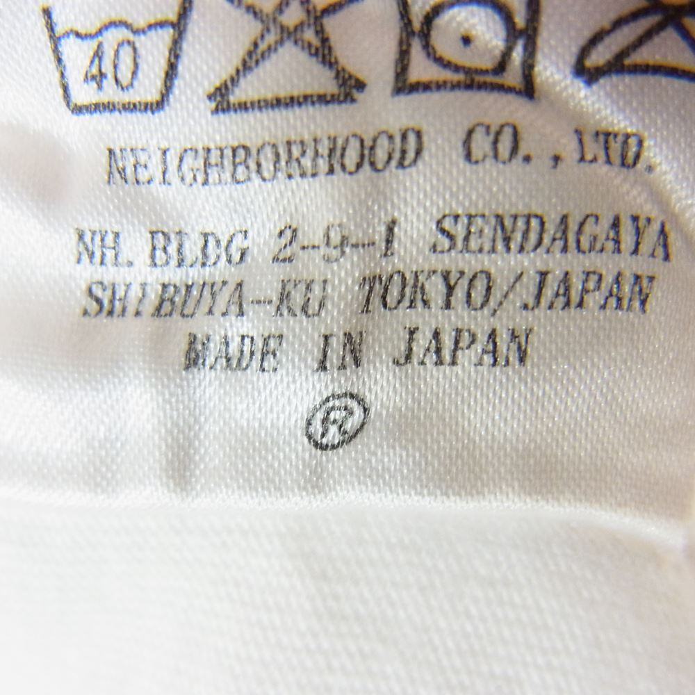 NEIGHBORHOOD ネイバーフッド FILTH AND FURY フィルス アンド フューリー 胸ポケット ジップ ロゴ 半袖 Tシャツ ホワイト系 M【中古】