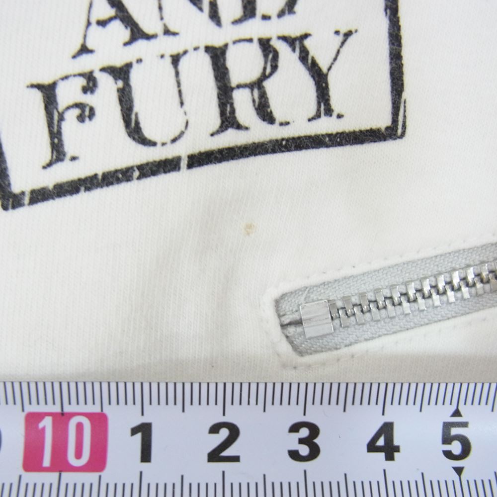 NEIGHBORHOOD ネイバーフッド FILTH AND FURY フィルス アンド フューリー 胸ポケット ジップ ロゴ 半袖 Tシャツ ホワイト系 M【中古】