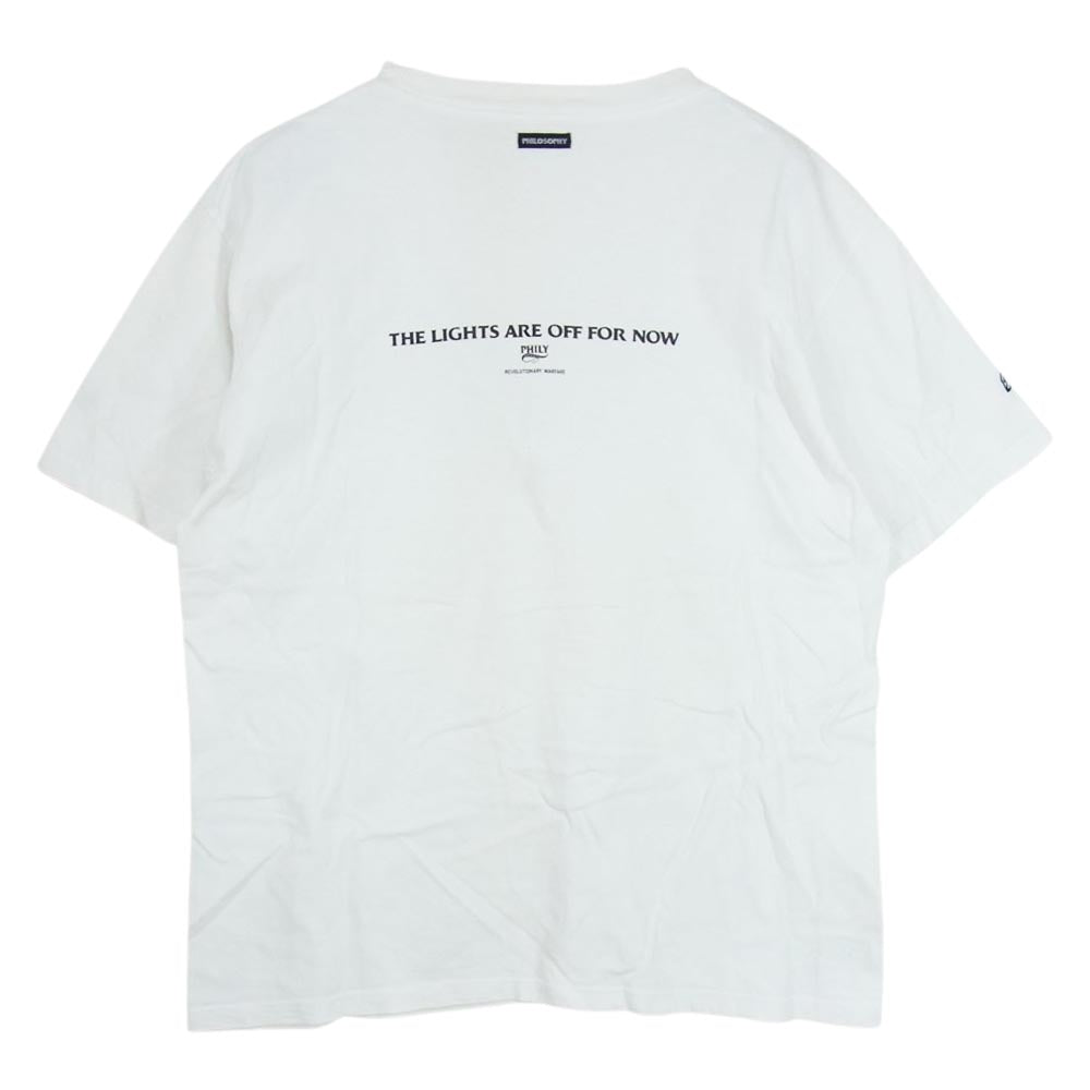 WTAPS ダブルタップス BULLINK社製 PHILOSOPHY プリント 半袖 Tシャツ ホワイト ホワイト系 M【中古】