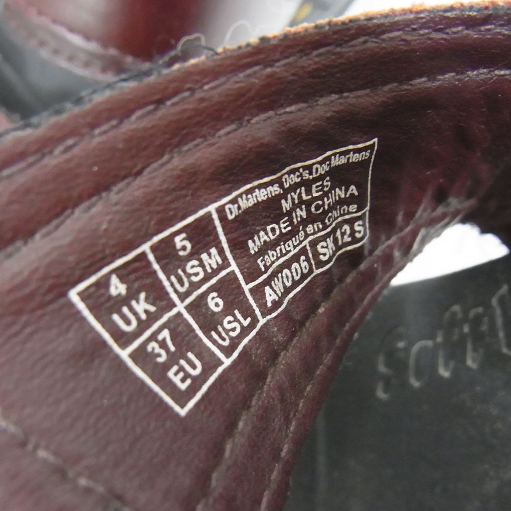 Dr.Martens ドクターマーチン AW006 シャークソール サンダル ブラウン系 EU37 【中古】
