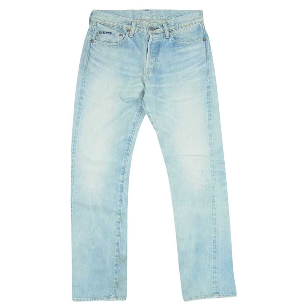 RADIALL ラディアル 235-B ストレート デニムパンツ ジーンズ ウォッシュブルー インディゴブルー系 W30 L30【中古】