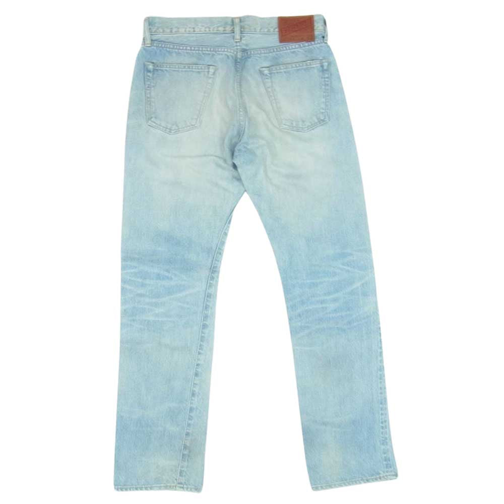 RADIALL ラディアル 235-B ストレート デニムパンツ ジーンズ ウォッシュブルー インディゴブルー系 W30 L30【中古】