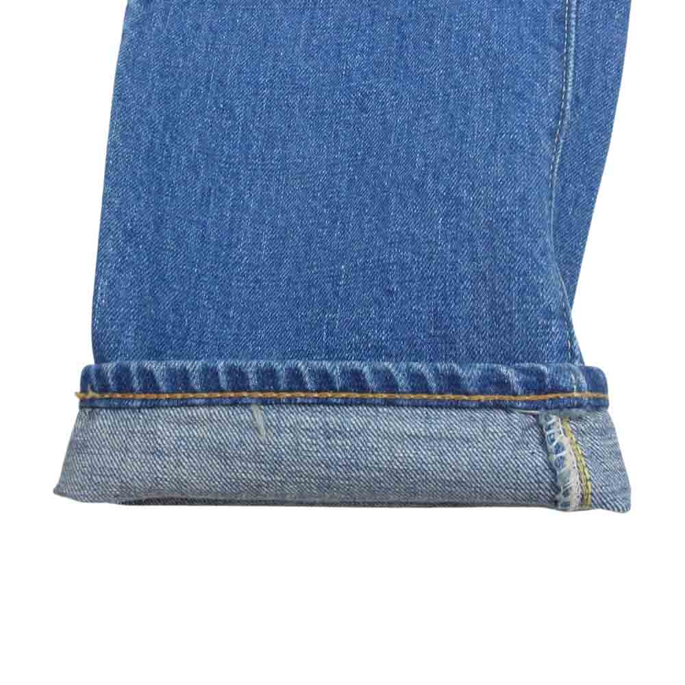 orSlow オアスロウ Lot107 ジップ ストレート デニム パンツ インディゴブルー系【中古】