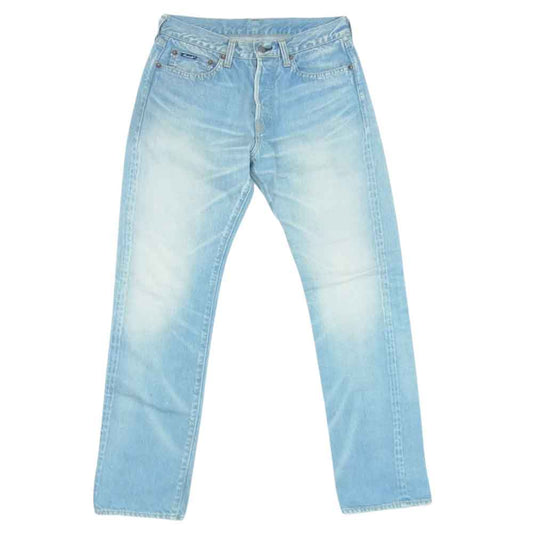 RADIALL ラディアル 235-B ストレート デニムパンツ ジーンズ ウォッシュブルー インディゴブルー系 30【中古】