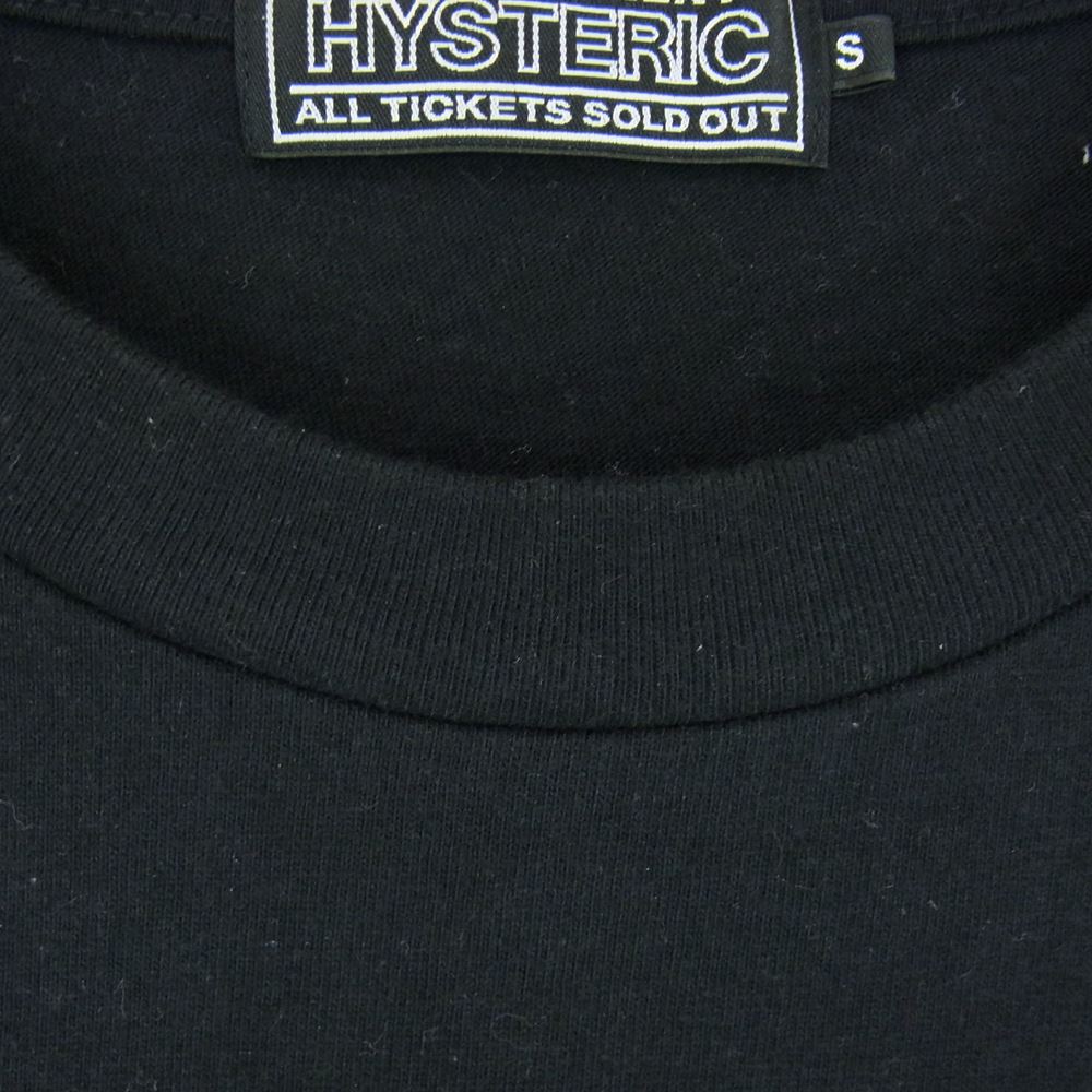 HYSTERIC GLAMOUR ヒステリックグラマー MND-HYS002 × MINEDENIM マインデニム ヴァンピレラ プリント Tシャツ ブラック ブラック系 S【中古】