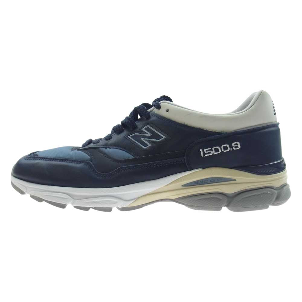 NEW BALANCE ニューバランス M15009LP 英国製 ローカット スニーカー ネイビー ネイビー系 USA10【中古】