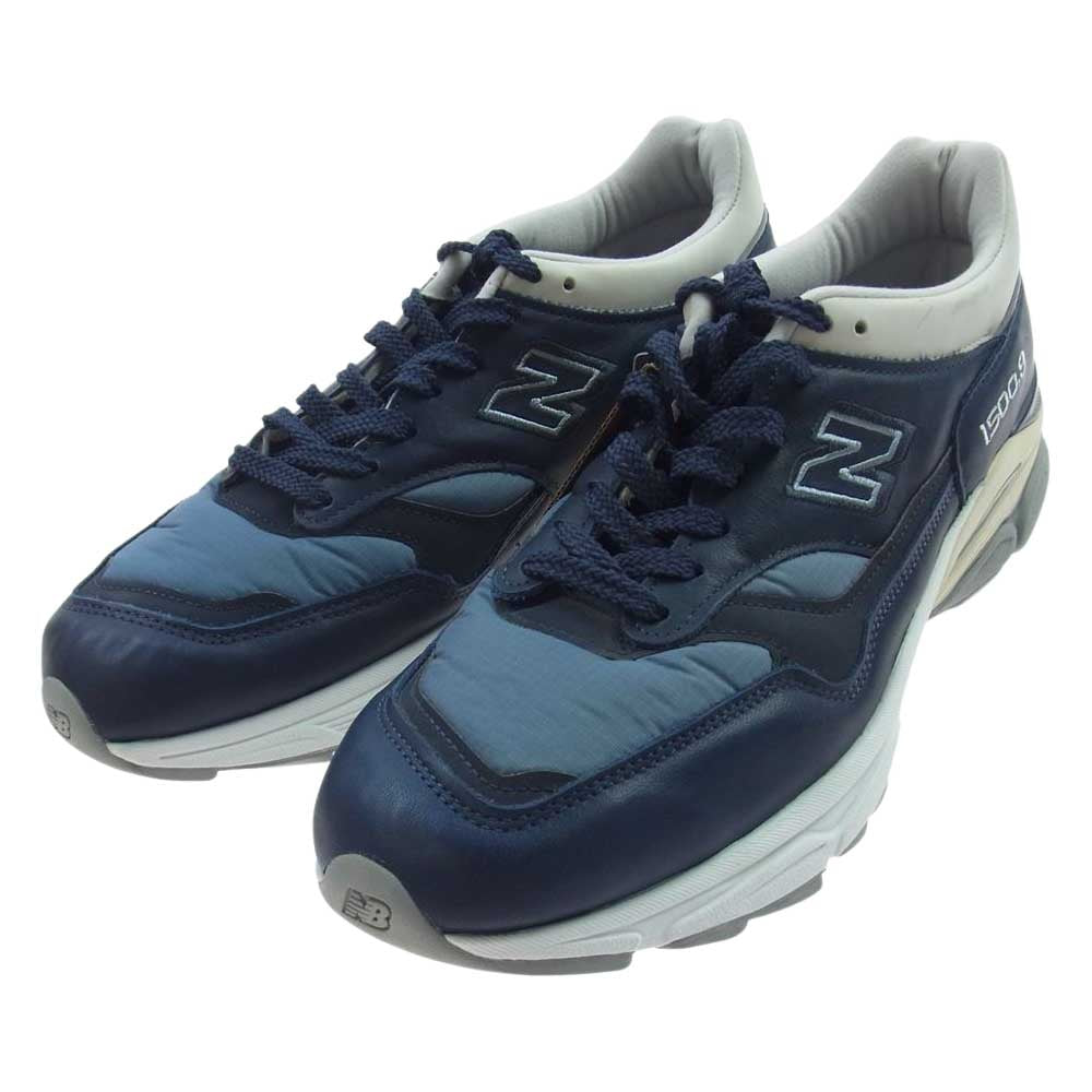 NEW BALANCE ニューバランス M15009LP 英国製 ローカット スニーカー ネイビー ネイビー系 USA10【中古】