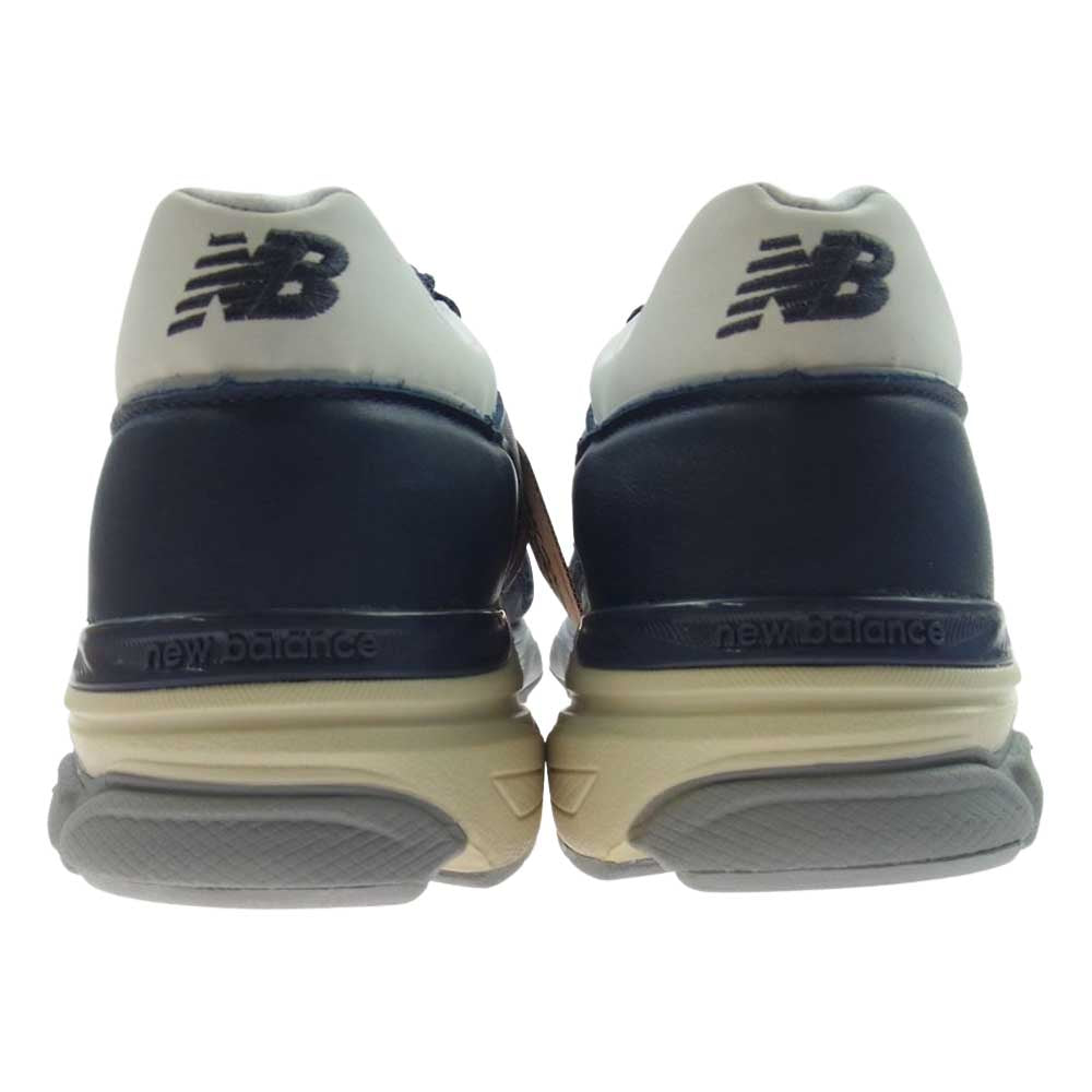 NEW BALANCE ニューバランス M15009LP 英国製 ローカット スニーカー ネイビー ネイビー系 USA10【中古】
