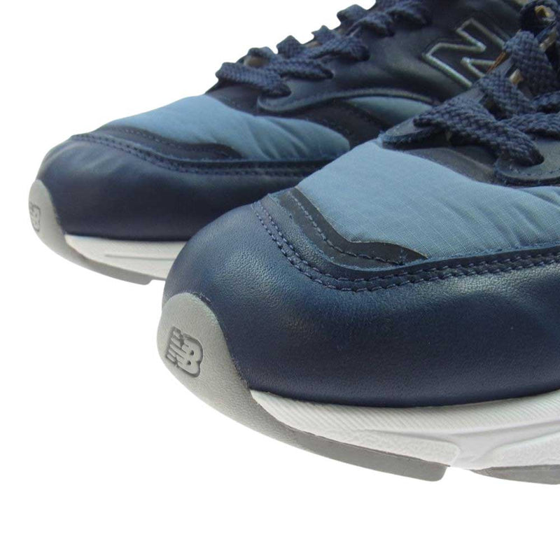 NEW BALANCE ニューバランス M15009LP 英国製 ローカット スニーカー ネイビー ネイビー系 USA10【中古】