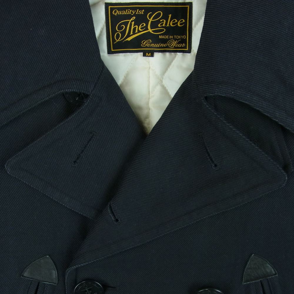 CALEE キャリー P-COAT ピーコート 日本製 ダークネイビー系 M【中古】