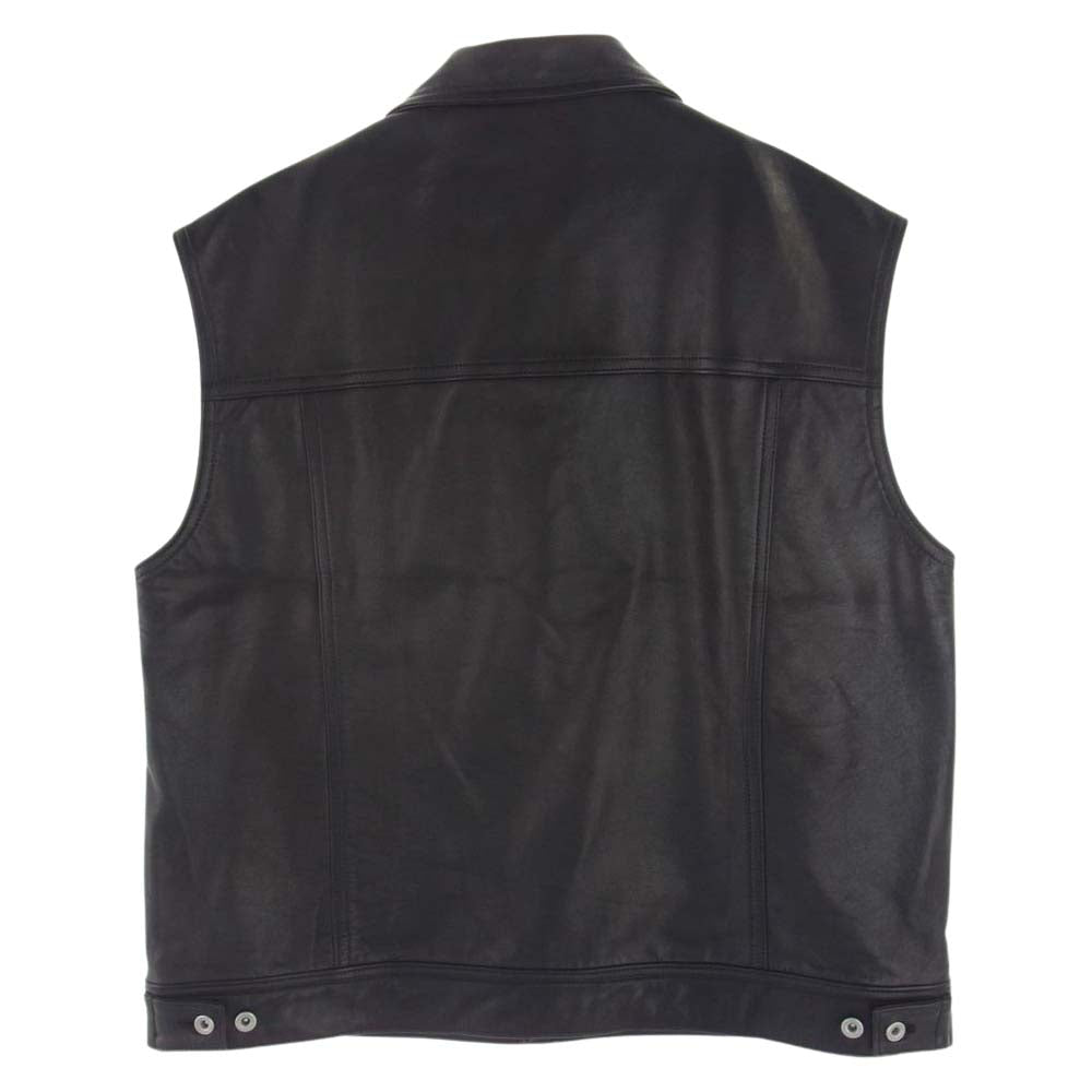 ダイリク 22SS Leather Vest レザー ベスト ブラック系 S【中古】