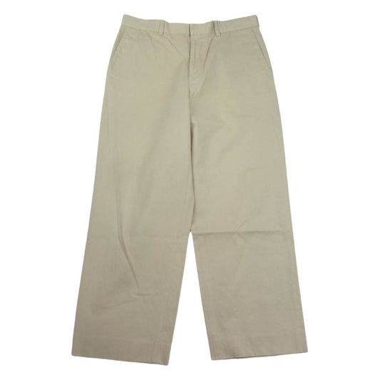 YAECA ヤエカ 11607 ストレート コットン チノ パンツ ベージュ系 32【中古】