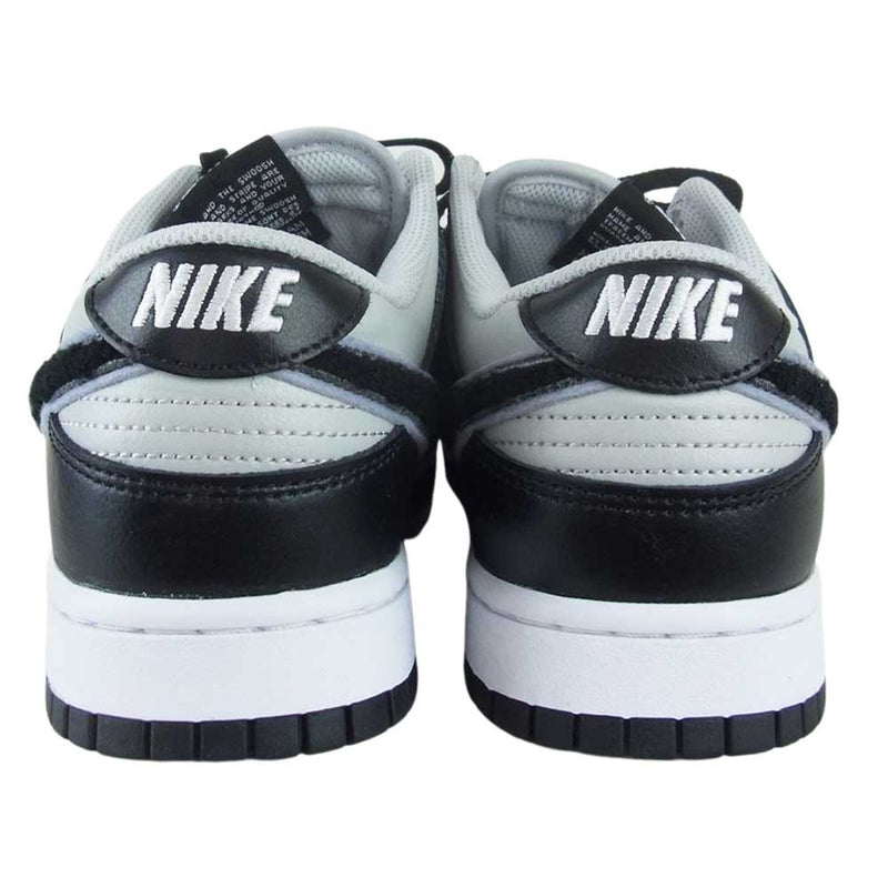 NIKE ナイキ DQ7683-001 Dunk Low Retro Chenille Swoosh Black Grey ダンク ロー レトロ シェニール スウッシュ ブラック グレー スニーカー ブラック系 ホワイト系 27cm【美品】【中古】