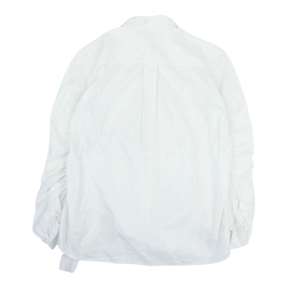 Stella McCartney ステラマッカートニー リブニット 切替 長袖 シャツ ホワイト系 38【中古】