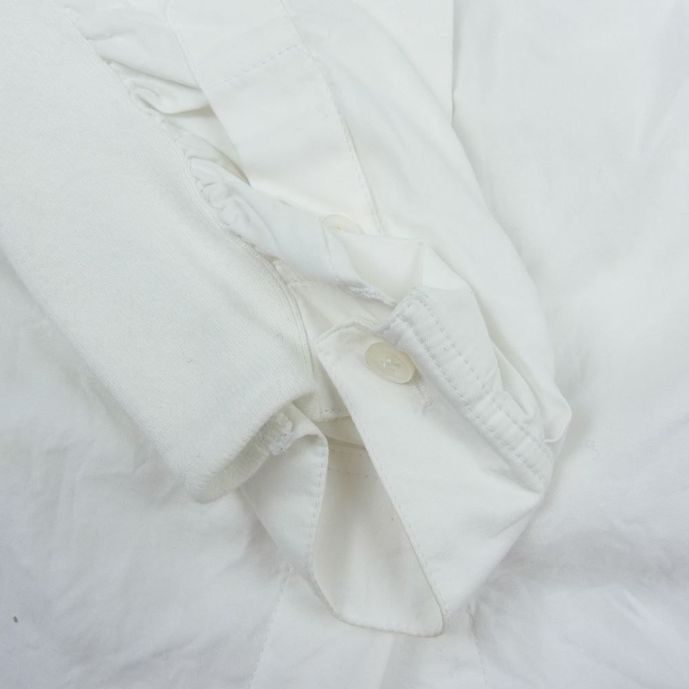 Stella McCartney ステラマッカートニー リブニット 切替 長袖 シャツ ホワイト系 38【中古】