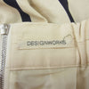 DESIGNWORKS デザインワークス ストライプ スカート オフホワイト系 36【中古】