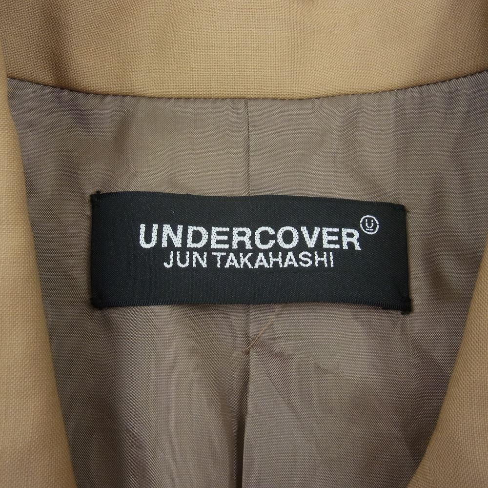UNDERCOVER アンダーカバー  22SS  UC1B4308-1 モヘヤ ウール ダーツ ステンカラー CT コート  ベージュ系 3【新古品】【未使用】【中古】