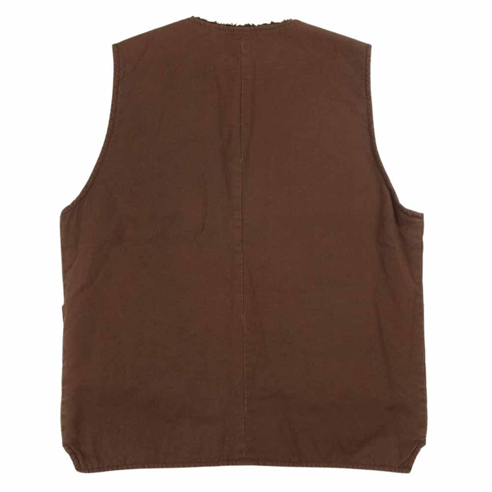 TENDERLOIN テンダーロイン T-DUCK VEST D ダック 裏地ボア ベスト ブラウン系 サイズ不明【中古】