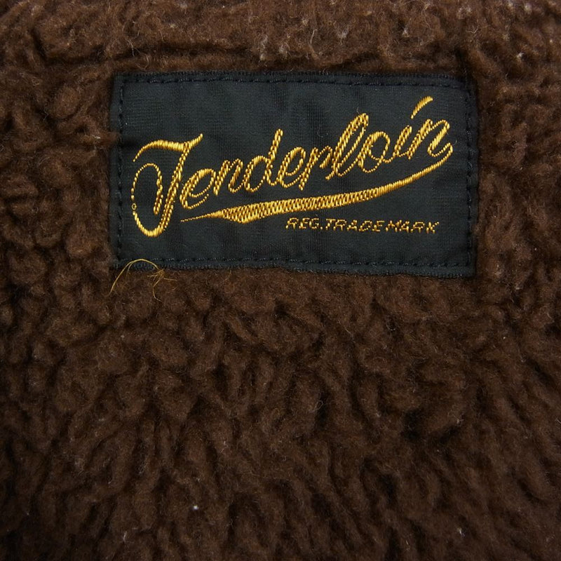 TENDERLOIN テンダーロイン T-DUCK VEST D ダック 裏地ボア ベスト ブラウン系 サイズ不明【中古】