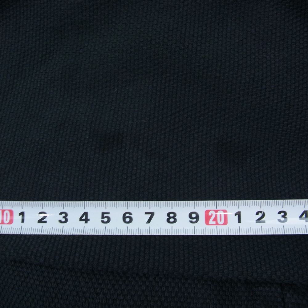 TENDERLOIN テンダーロイン 22AW MOSS STITCH ZIP UP JKT モスステッチ ジップアップ フルジップ ジャケット ノーカラー カーディガン ブラック系 M【中古】