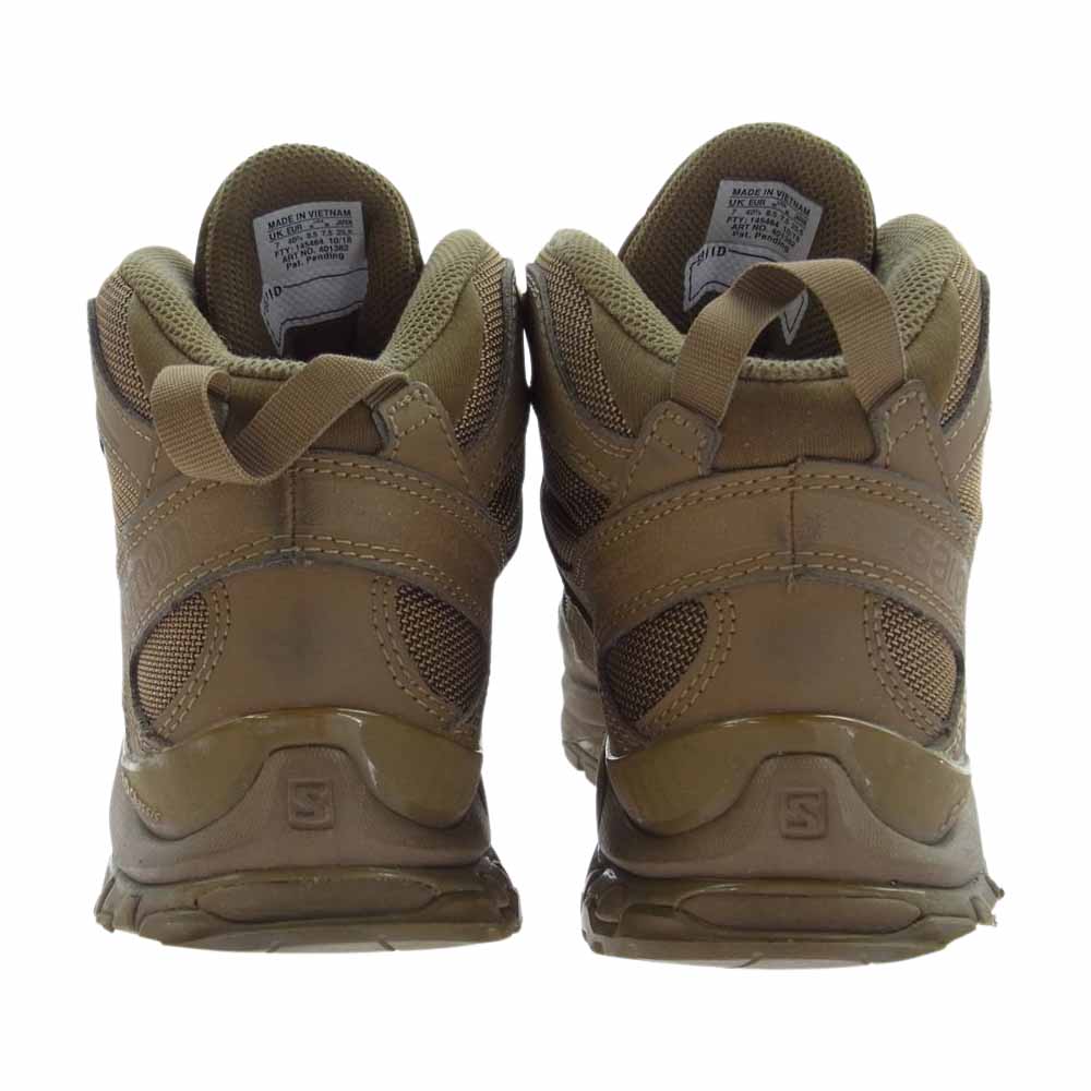 salomon サロモン 401382 XA FORCES MID GTX フォース ミッド ゴアテックス トレッキングシューズ スニーカー ベージュ系 25.5cm【中古】