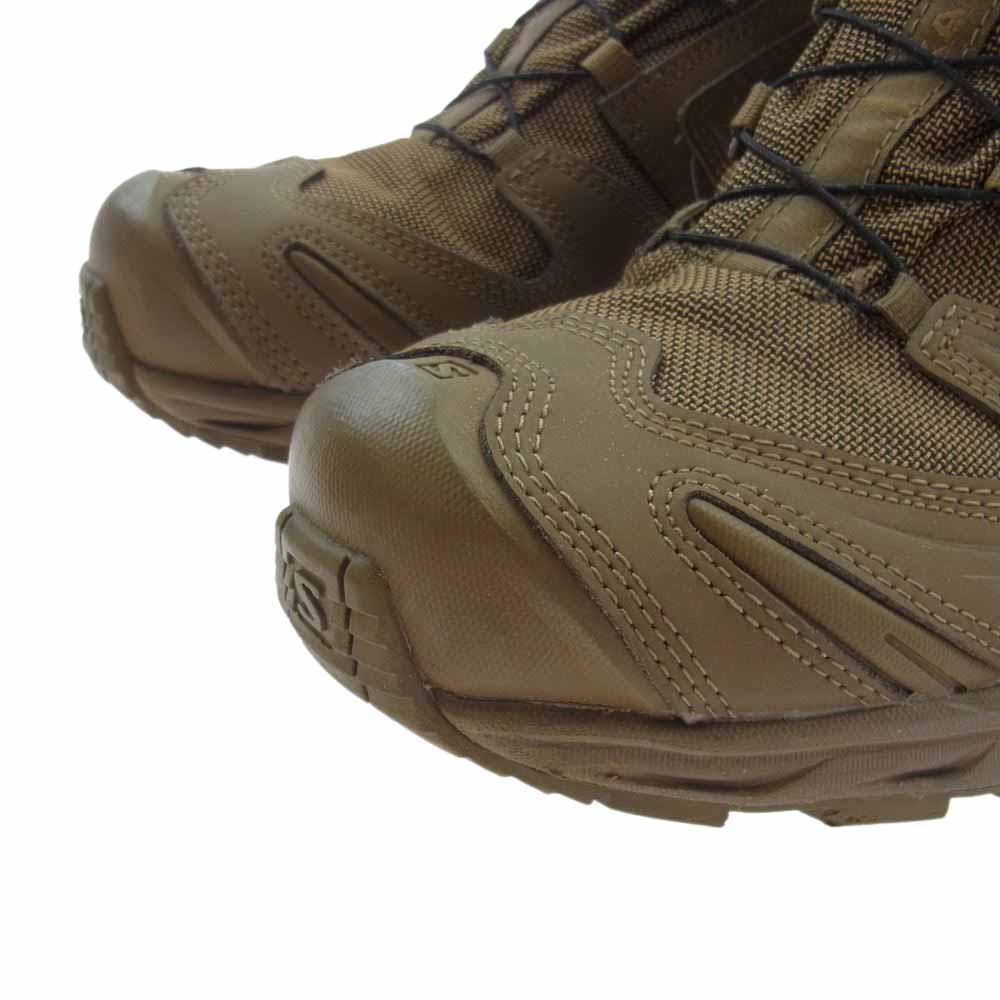 salomon サロモン 401382 XA FORCES MID GTX フォース ミッド ゴアテックス トレッキングシューズ スニーカー ベージュ系 25.5cm【中古】