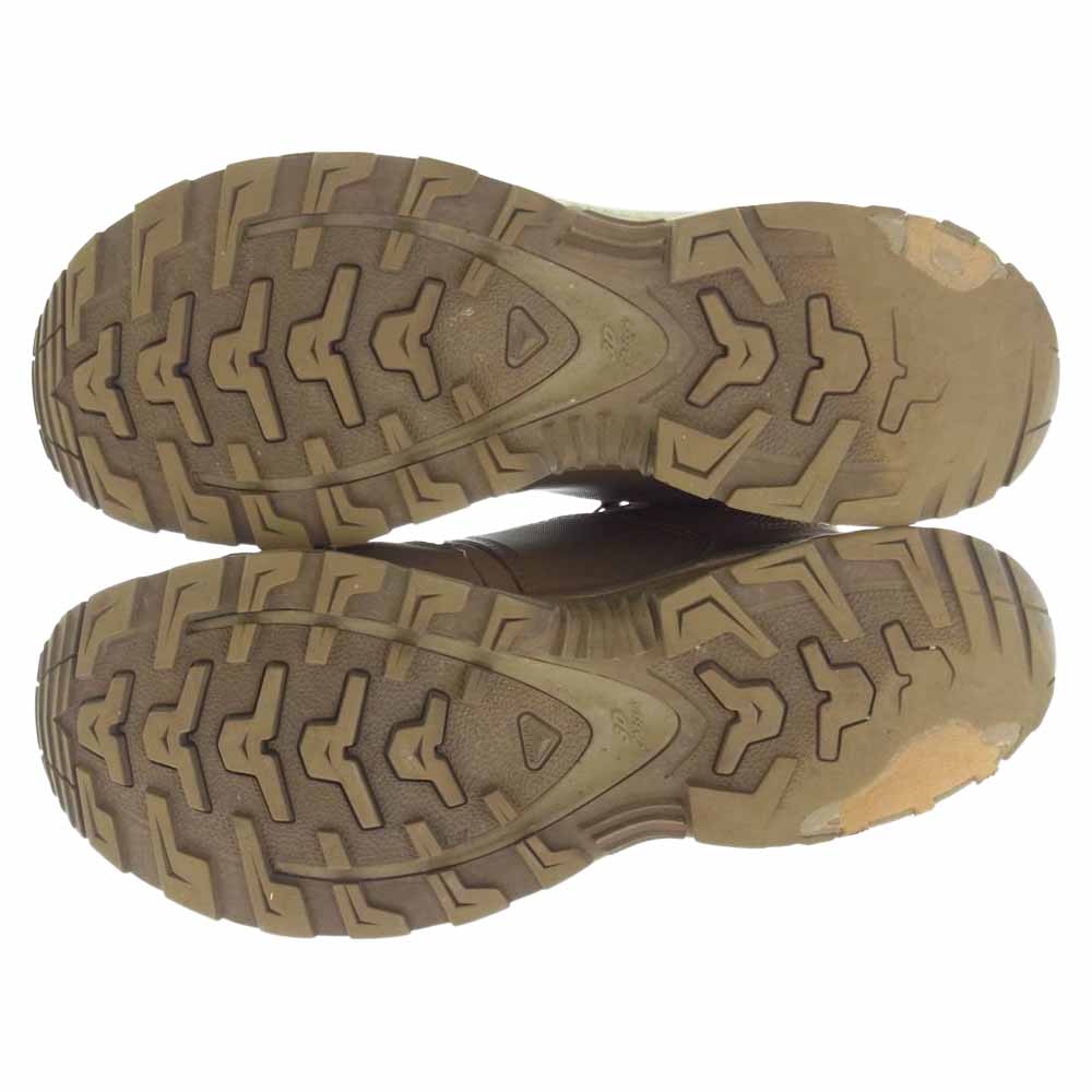 salomon サロモン 401382 XA FORCES MID GTX フォース ミッド ゴアテックス トレッキングシューズ スニーカー ベージュ系 25.5cm【中古】