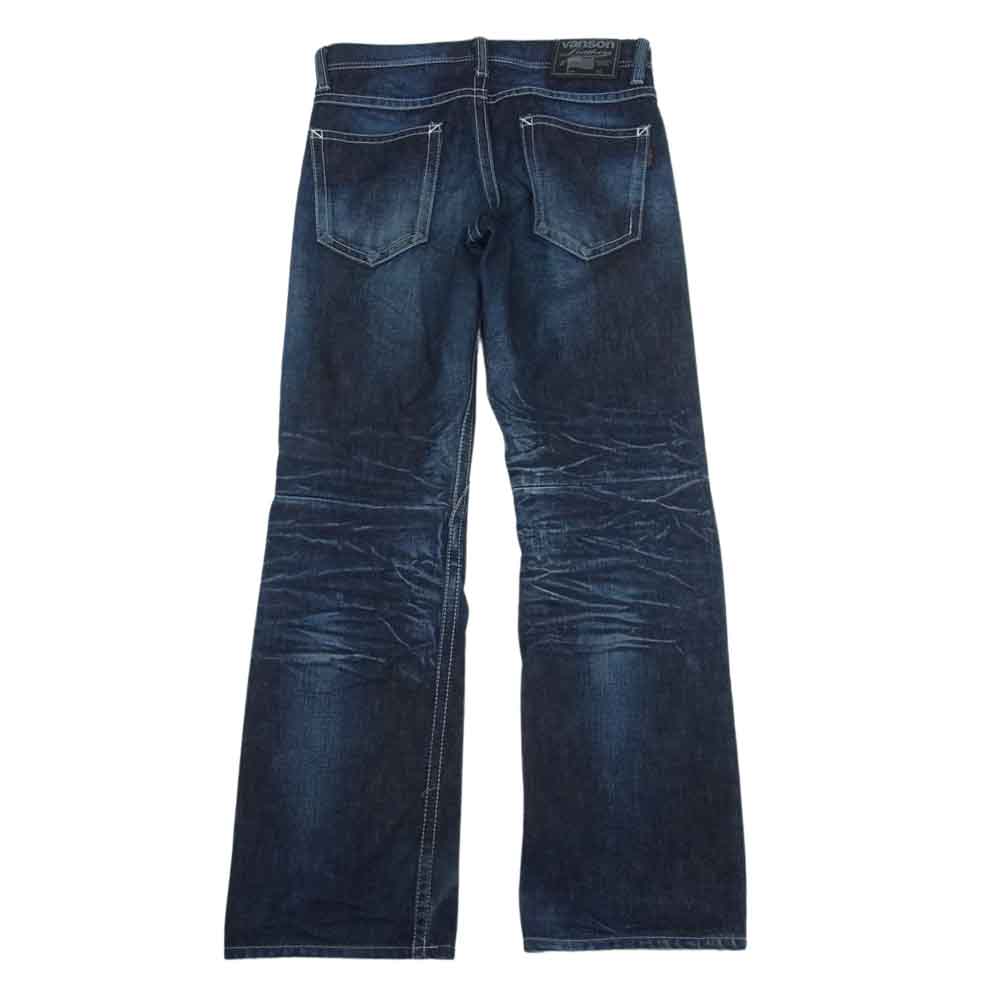 VANSON バンソン NVBL-102W ニーステッチ デニムパンツ ジーンズ インディゴブルー系 30【中古】