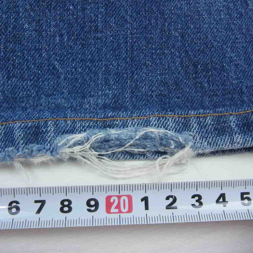 Levi's リーバイス 47501 0117 Lot501XX 米国製 501XX 復刻 ボタンフライ ストレート デニム パンツ インディゴブルー系【中古】