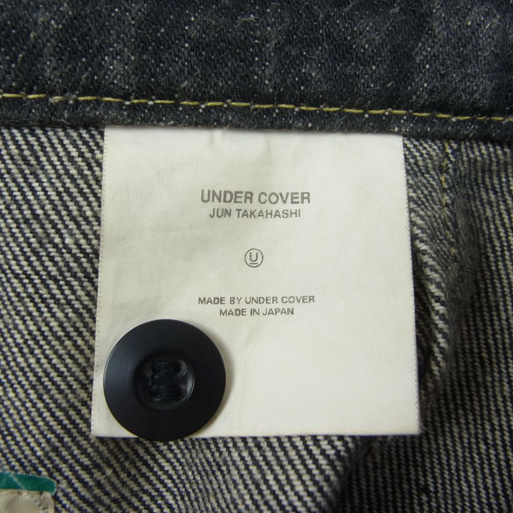 UNDERCOVER アンダーカバー 1999-2000AW 99AW AMBIVALENCE アンビバレンス期 2タック デニムスカート ブラック系 2【中古】