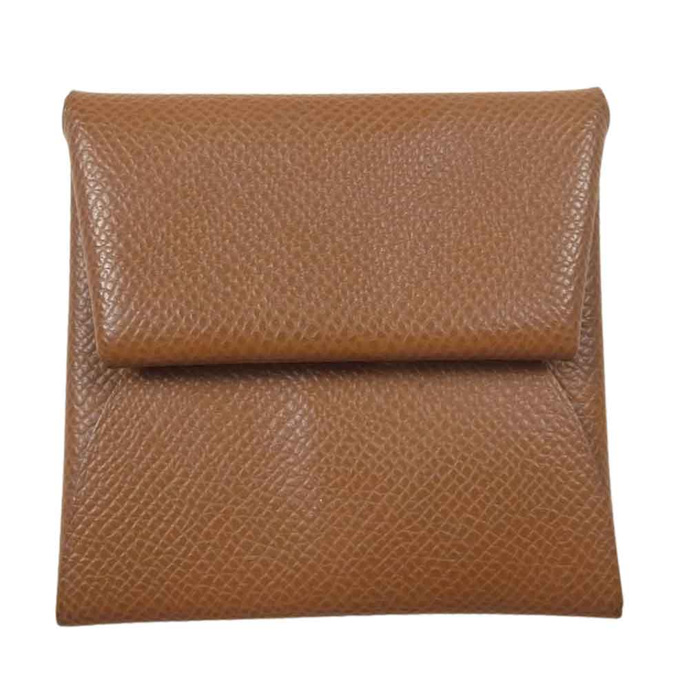 HERMES エルメス 2023年製 バスティア B刻印 ヴォ―エプソン コインケース ライトブラウン系【中古】