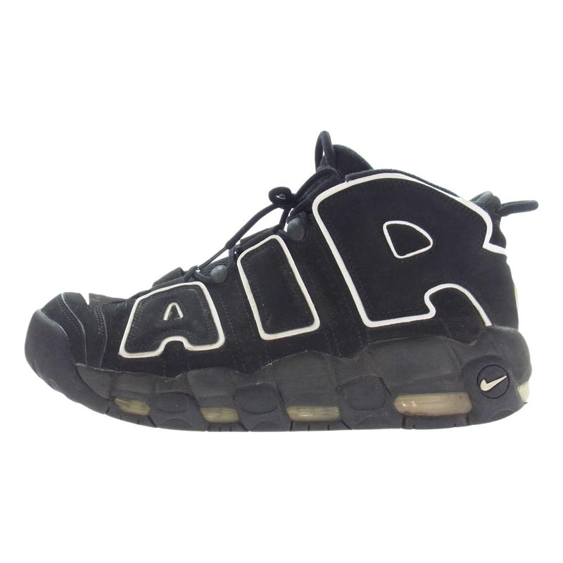 NIKE ナイキ 414962-002 AIR MORE UPTEMPO BLACK エア モアアップテンポ モアテン スニーカー ブラック系 28.5cm【中古】