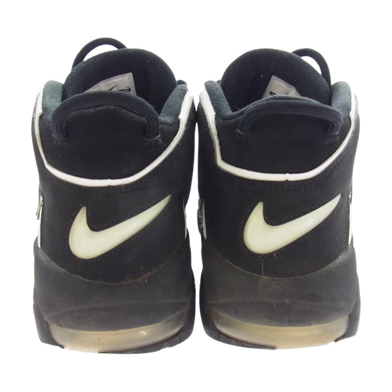 NIKE ナイキ 414962-002 AIR MORE UPTEMPO BLACK エア モアアップテンポ モアテン スニーカー ブラック系 28.5cm【中古】