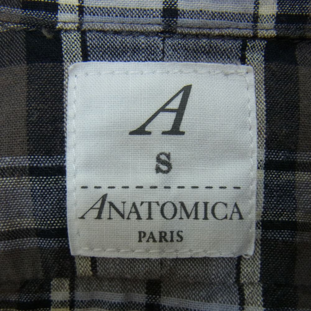 ANATOMICA アナトミカ 530-541-10 WEEKEND SHIRT ウィークエンド コットン 長袖 シャツ グレー系 S【中古】